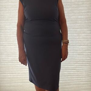 RW&CO. Asymmetrical Navy Dress